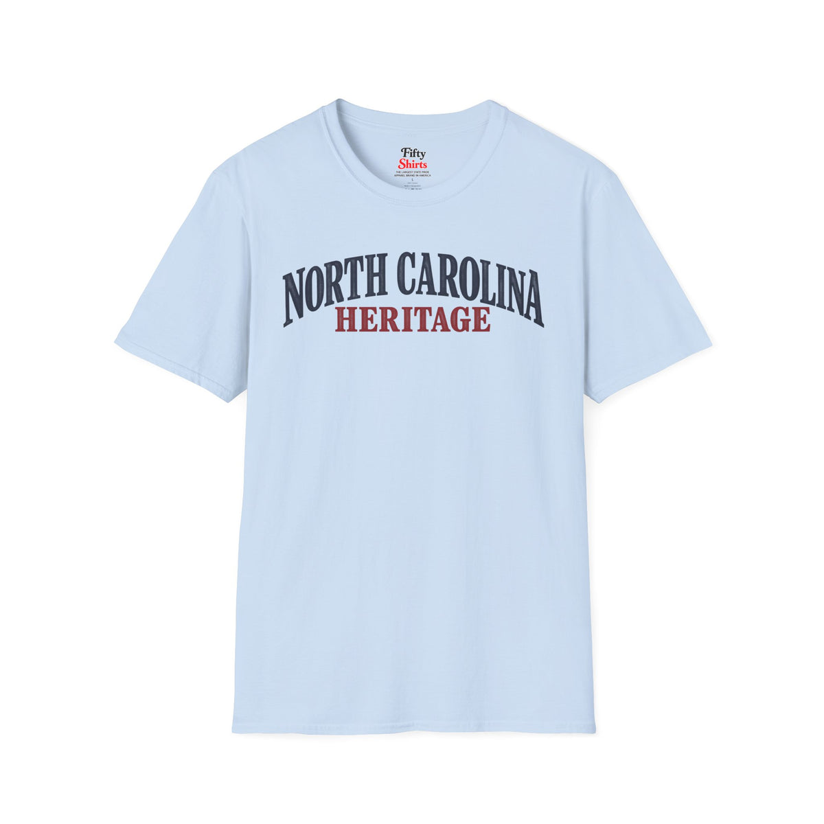 North Carolina Heritage Unisex Softstyle T Shirt State Name Graphic Tee