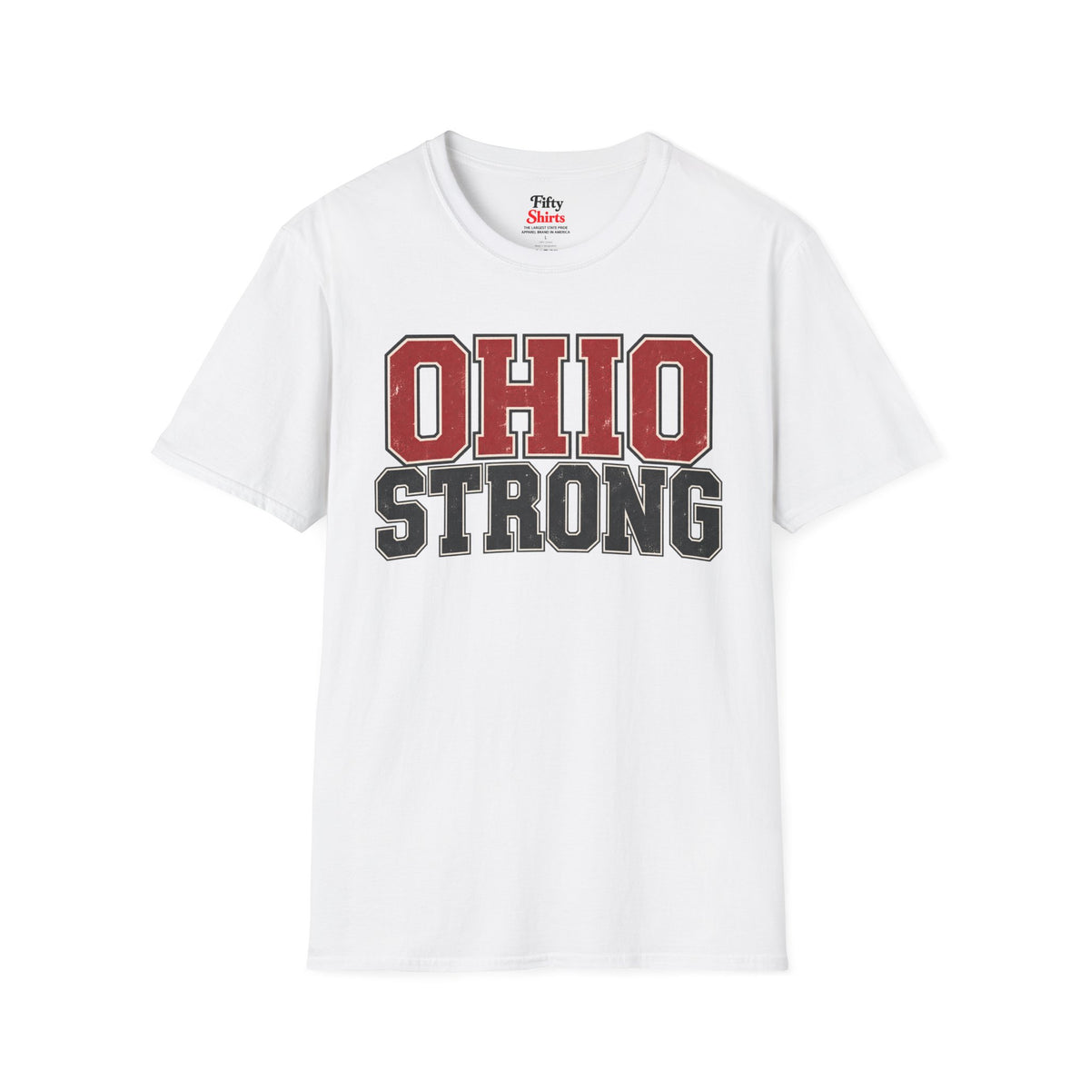 Ohio Strong Unisex Softstyle T Shirt State Name Graphic Tee