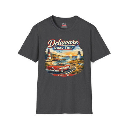 Delaware Roadtrip Unisex Softstyle T Shirt State Pride Graphic Tee Collections FS03