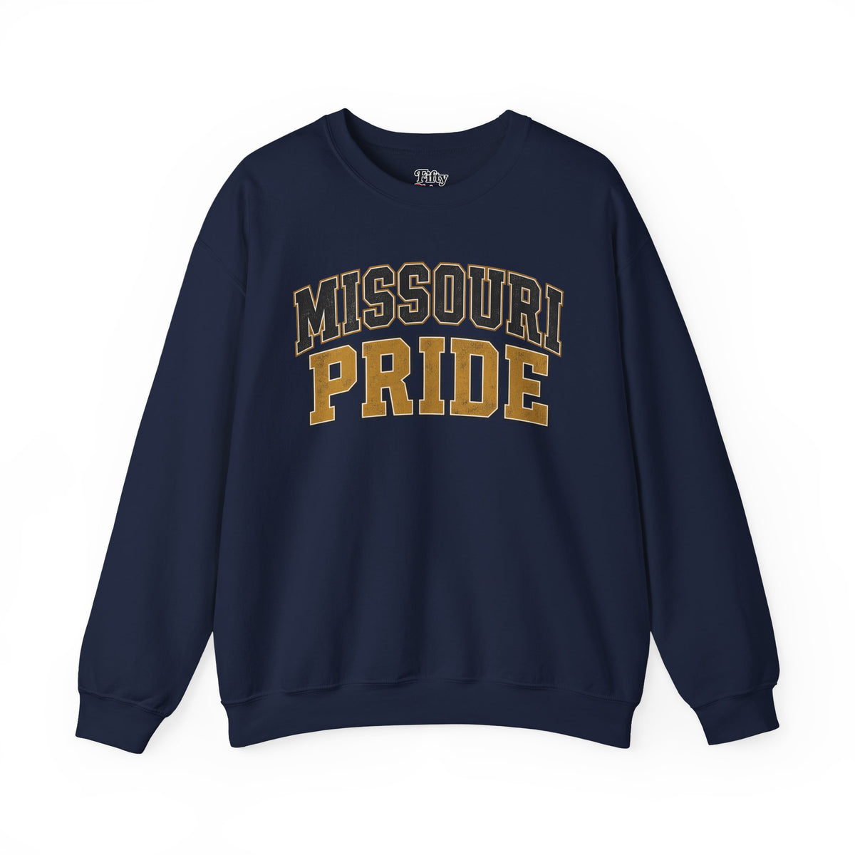 Missouri Pride Unisex Crewneck Sweatshirt State Name Graphic