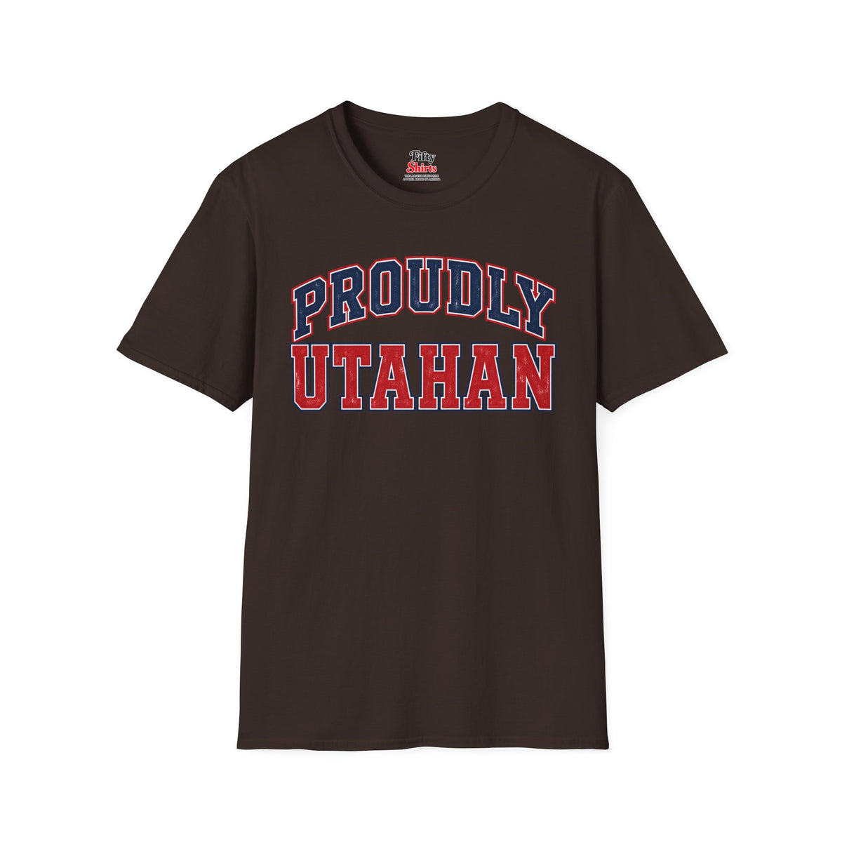 Proudly Utahan Utah Unisex Softstyle T Shirt State Name Graphic Tee