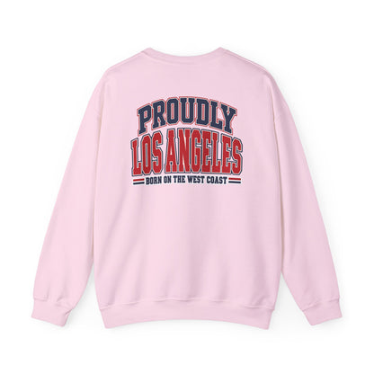 Proudly Los Angeles Unisex Crewneck Sweatshirt Graphic