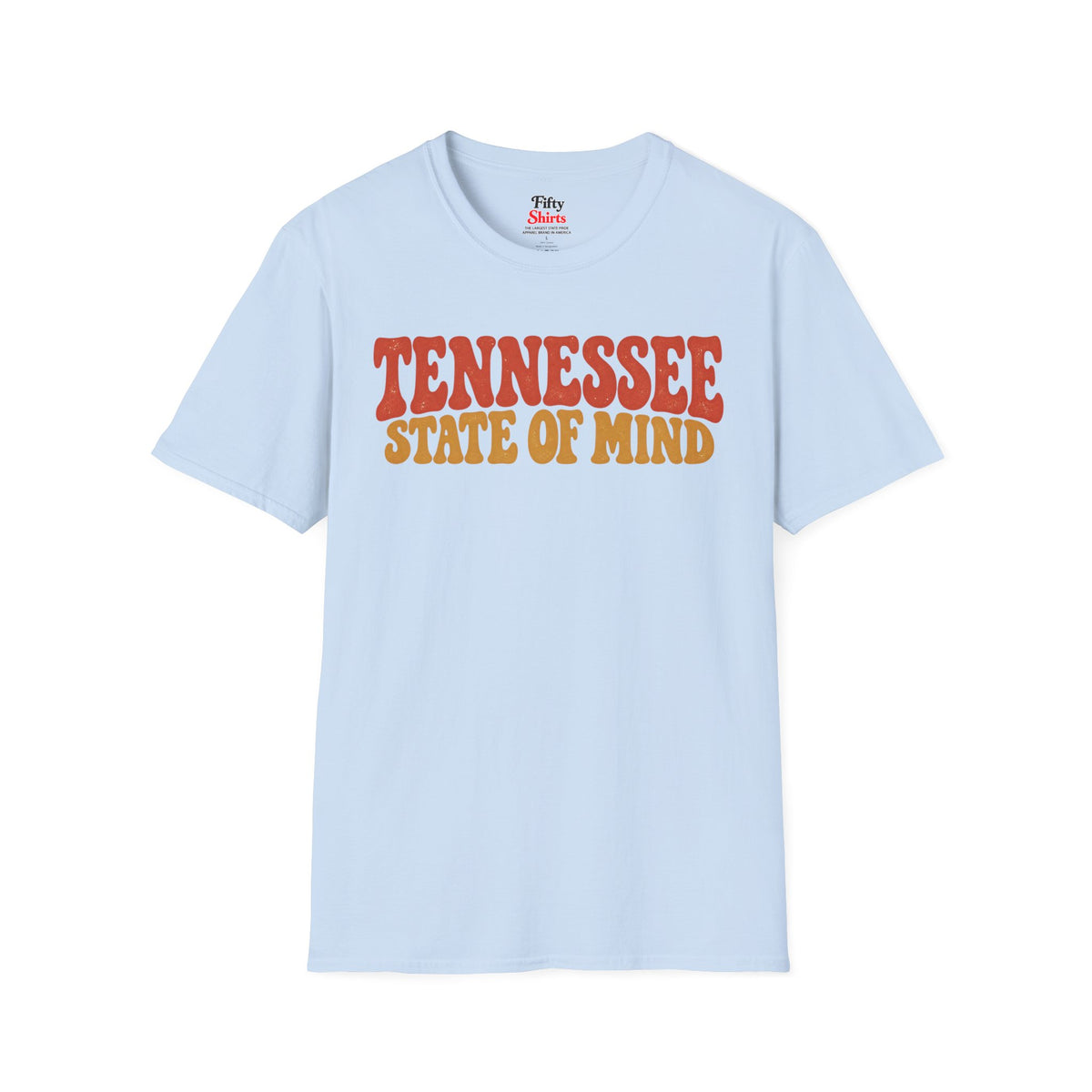 Tennessee State Of Mind Unisex Softstyle T Shirt State Name Graphic Tee