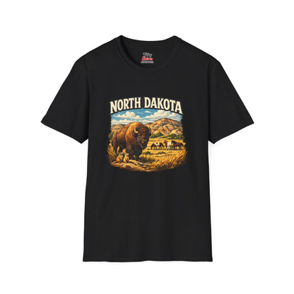 North Dakota Wildlife Unisex Softstyle T Shirt State Pride Graphic Tee Collections FS03