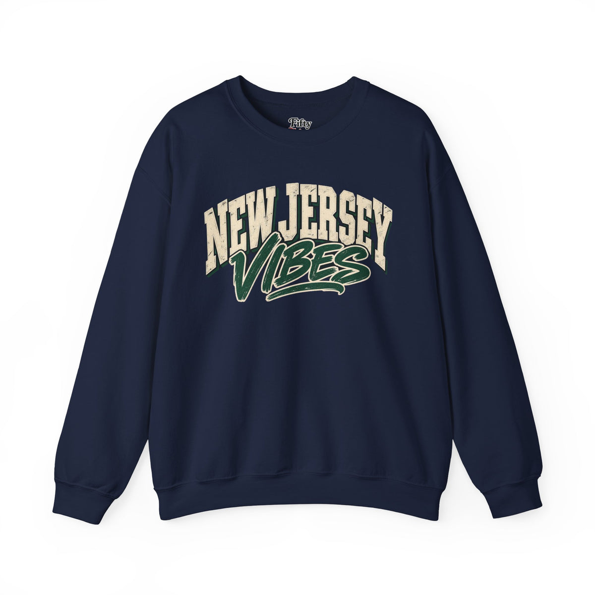 New Jersey Vibes Unisex Crewneck Sweatshirt State Name Graphic