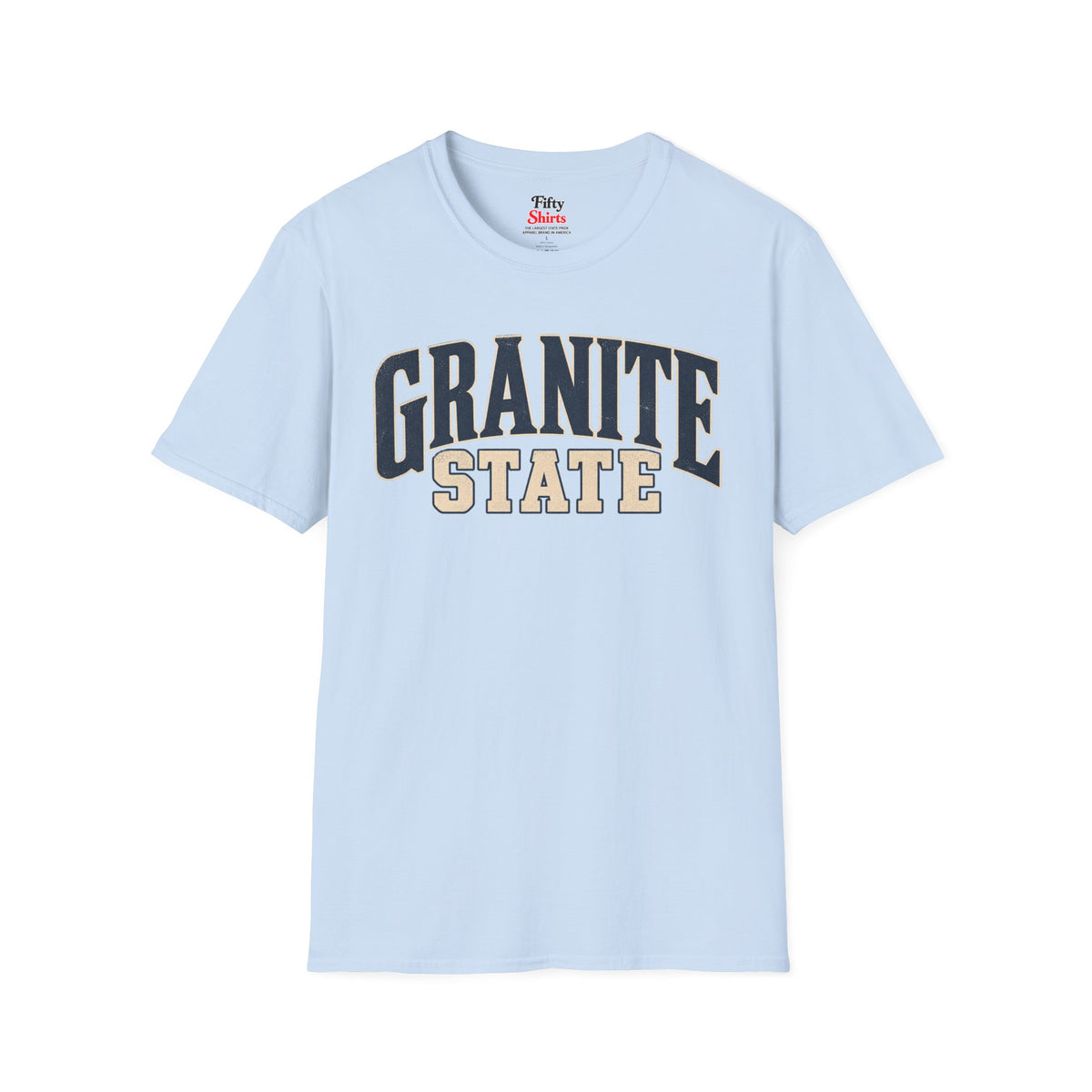 New Hampshire Granite State Unisex Softstyle T Shirt State Name Graphic Tee