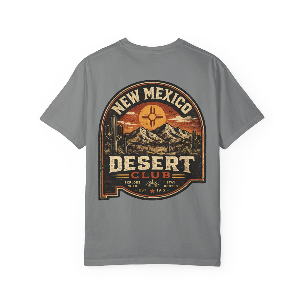New Mexico Desert Club Unisex Comfort Color 1717 Streetwear Graphic Tee