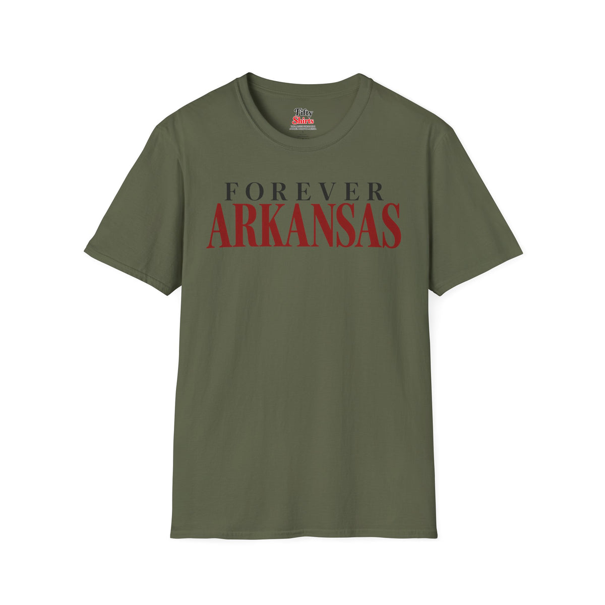Forever Arkansas Unisex Softstyle T Shirt State Name Graphic Tee