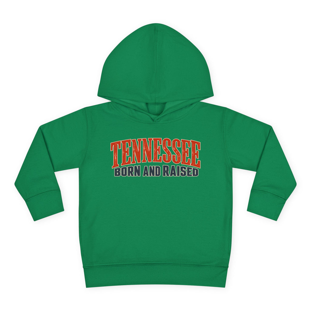 Tennessee Born and Raised Premium Southern Heritage Unisex Toddler Pullover Fleece Hoodie