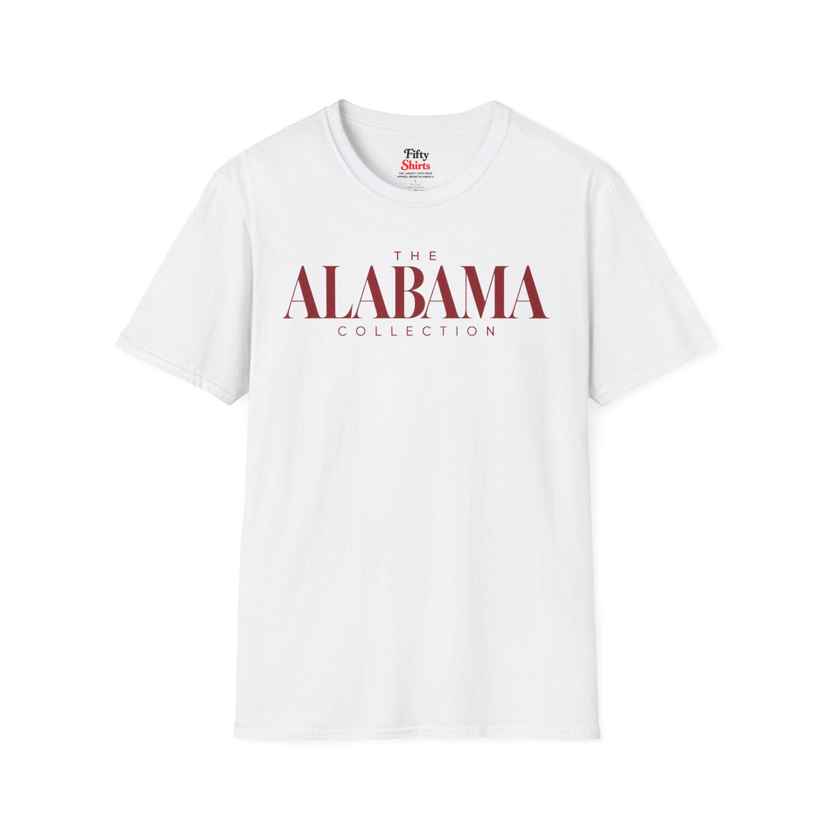 The Alabama Collection Unisex Softstyle T Shirt State Name Graphic Tee