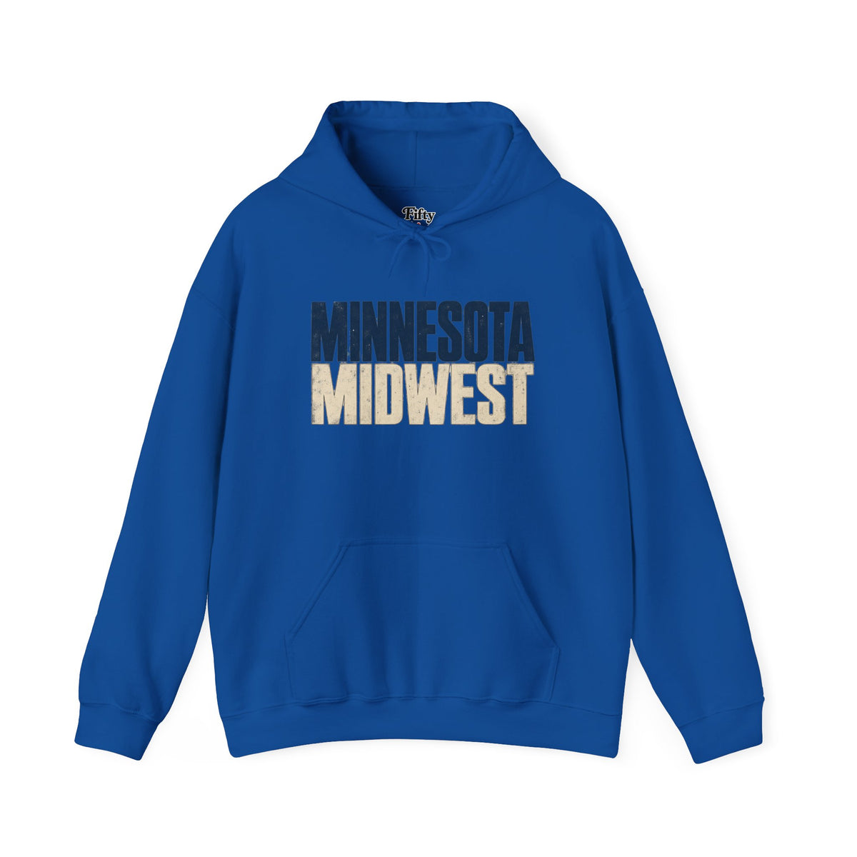 Minnesota Midwest Unisex Hoodie State Name Graphic
