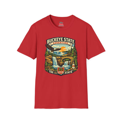 Ohio Buckeye State Adventure Unisex Softstyle T Shirt State Pride Graphic Tee Collections FS03