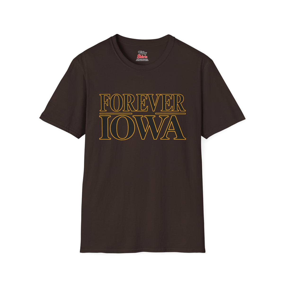 Forever Iowa Unisex Softstyle T Shirt State Name Graphic Tee