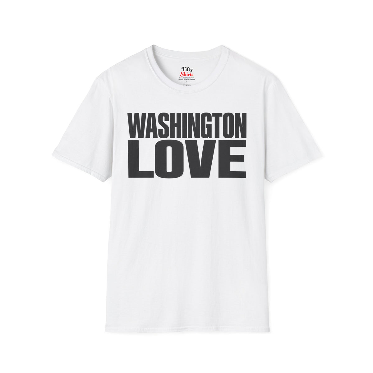 Washington Love Unisex Softstyle T Shirt State Name Graphic Tee