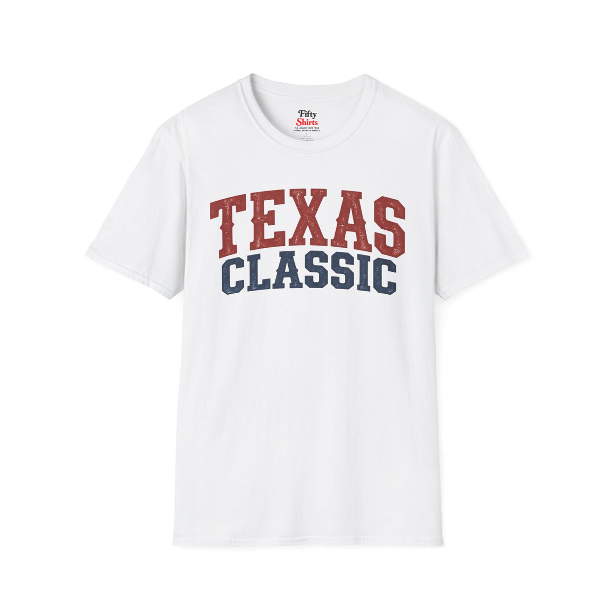Texas Classic Unisex Softstyle T Shirt State Name Graphic Tee
