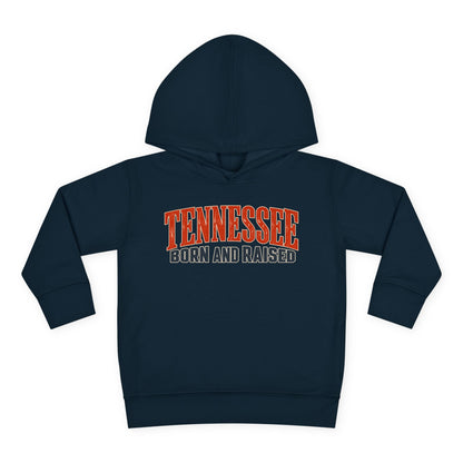 Tennessee Born and Raised Premium Southern Heritage Unisex Toddler Pullover Fleece Hoodie