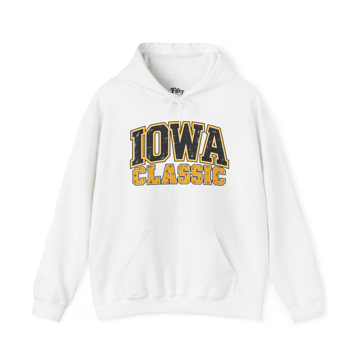 Iowa Classic Unisex Hoodie State Name Graphic