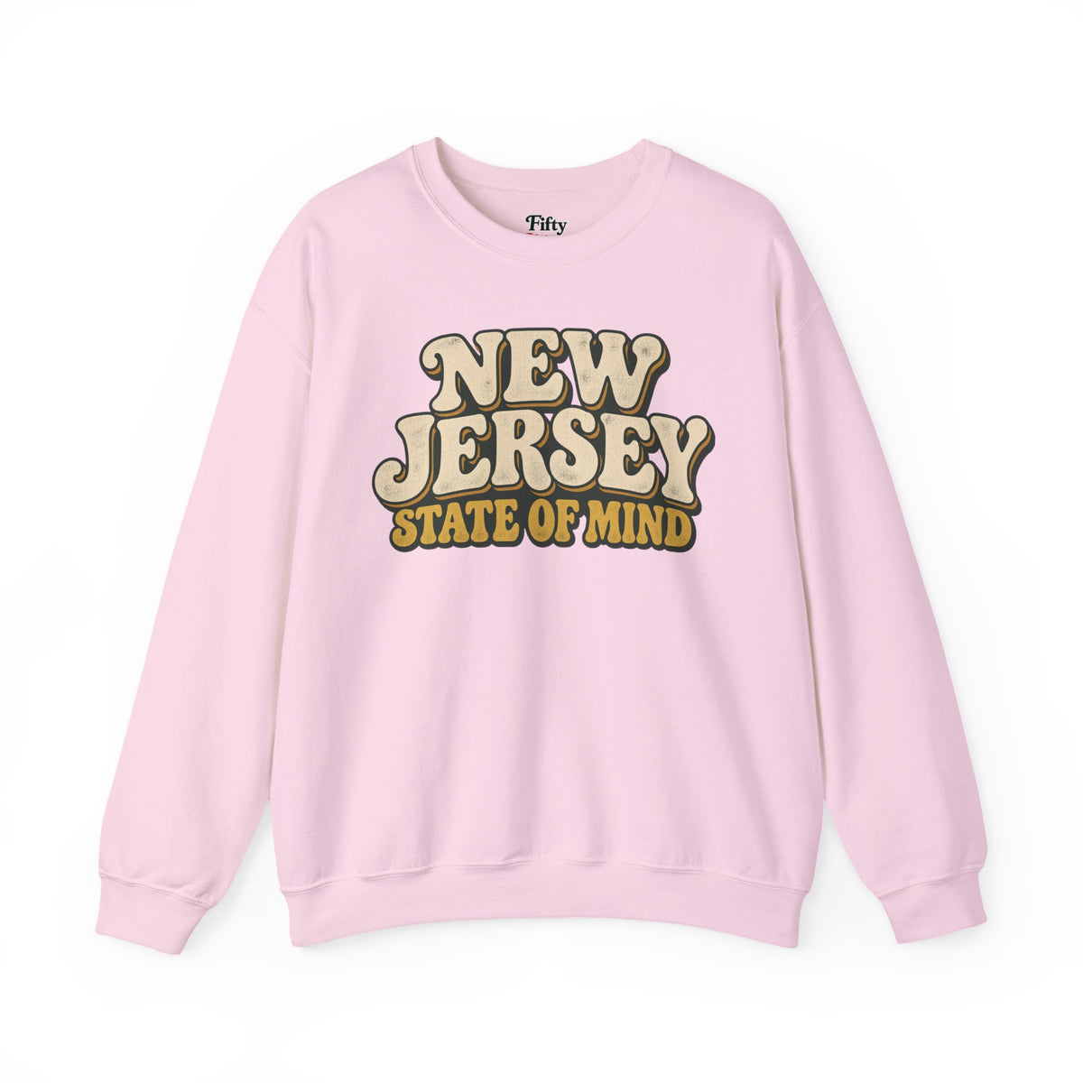 New Jersey State of Mind Unisex Crewneck Sweatshirt State Name Graphic