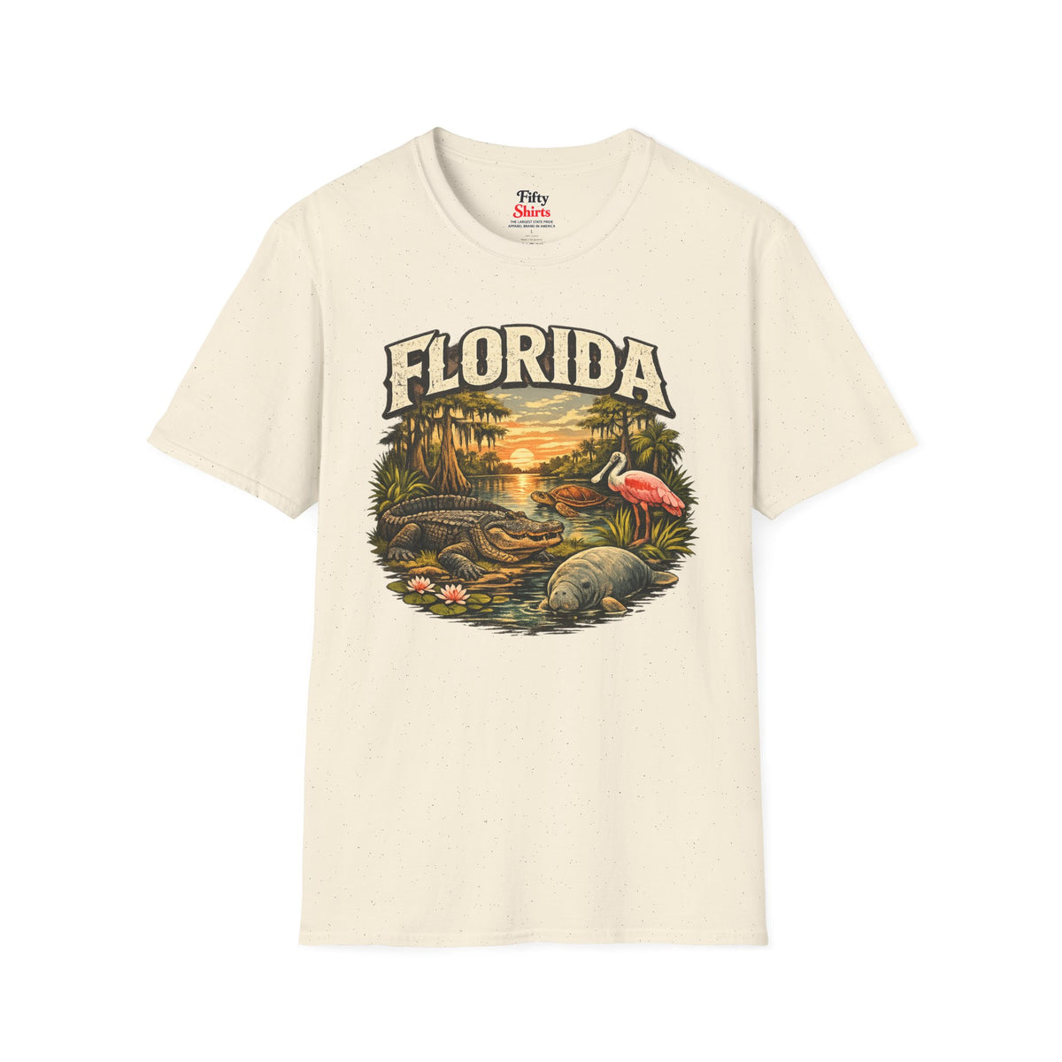 Florida Wildlife Unisex Softstyle T Shirt State Pride Graphic Tee Collections FS03