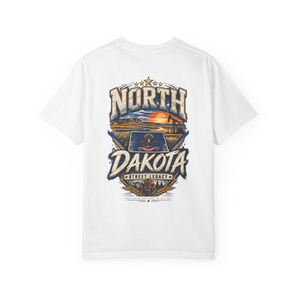 North Dakota Street Legacy Unisex Comfort Color 1717 Streetwear Graphic Tee