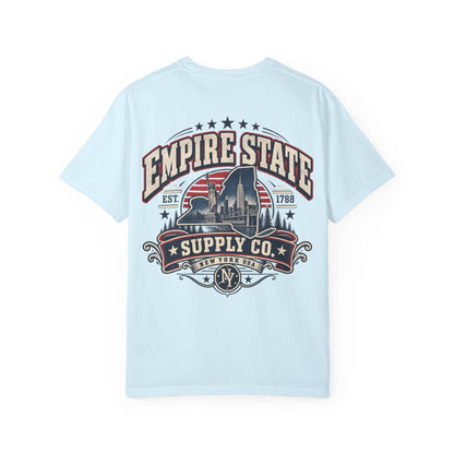 New York Empire State Supply Co. Unisex Comfort Color 1717 Streetwear Graphic Tee
