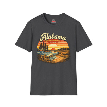 Alabama Southern Sunset Unisex Softstyle T Shirt State Pride Graphic Tee Collections FS03