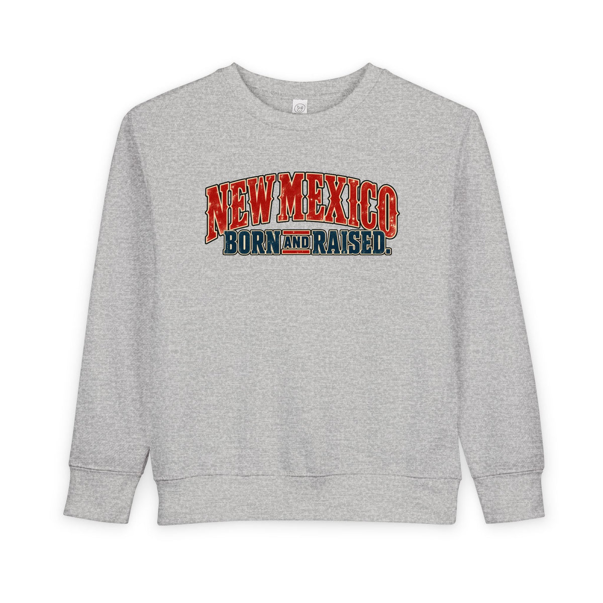 New Mexico Born and Raised Classic Souvenir Unisex Toddler Sweatshirt