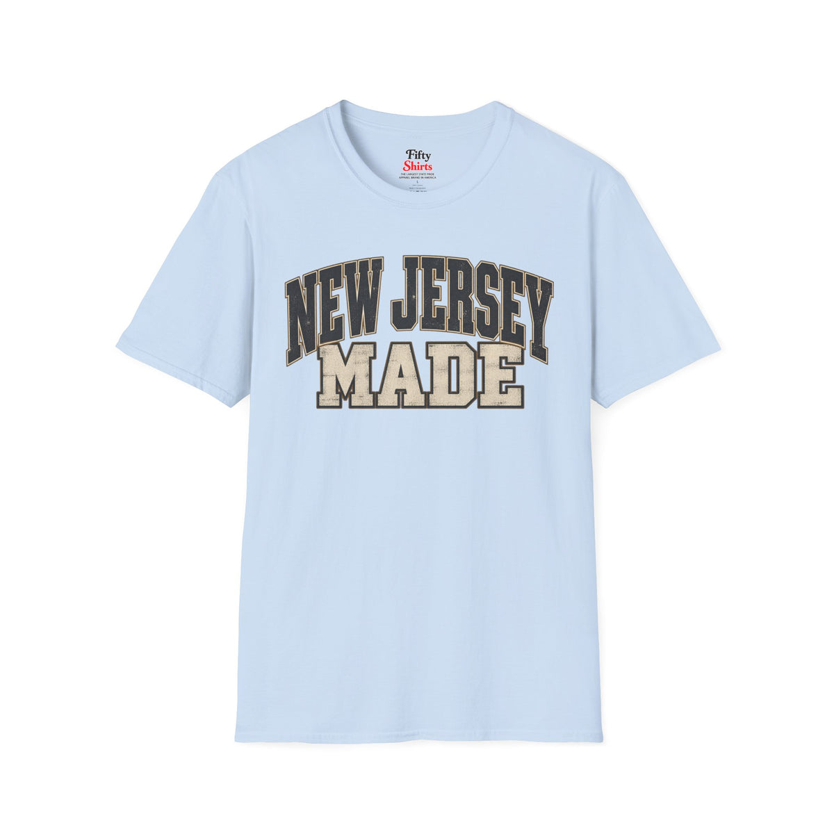 New Jersey made Unisex Softstyle T Shirt State Name Graphic Tee