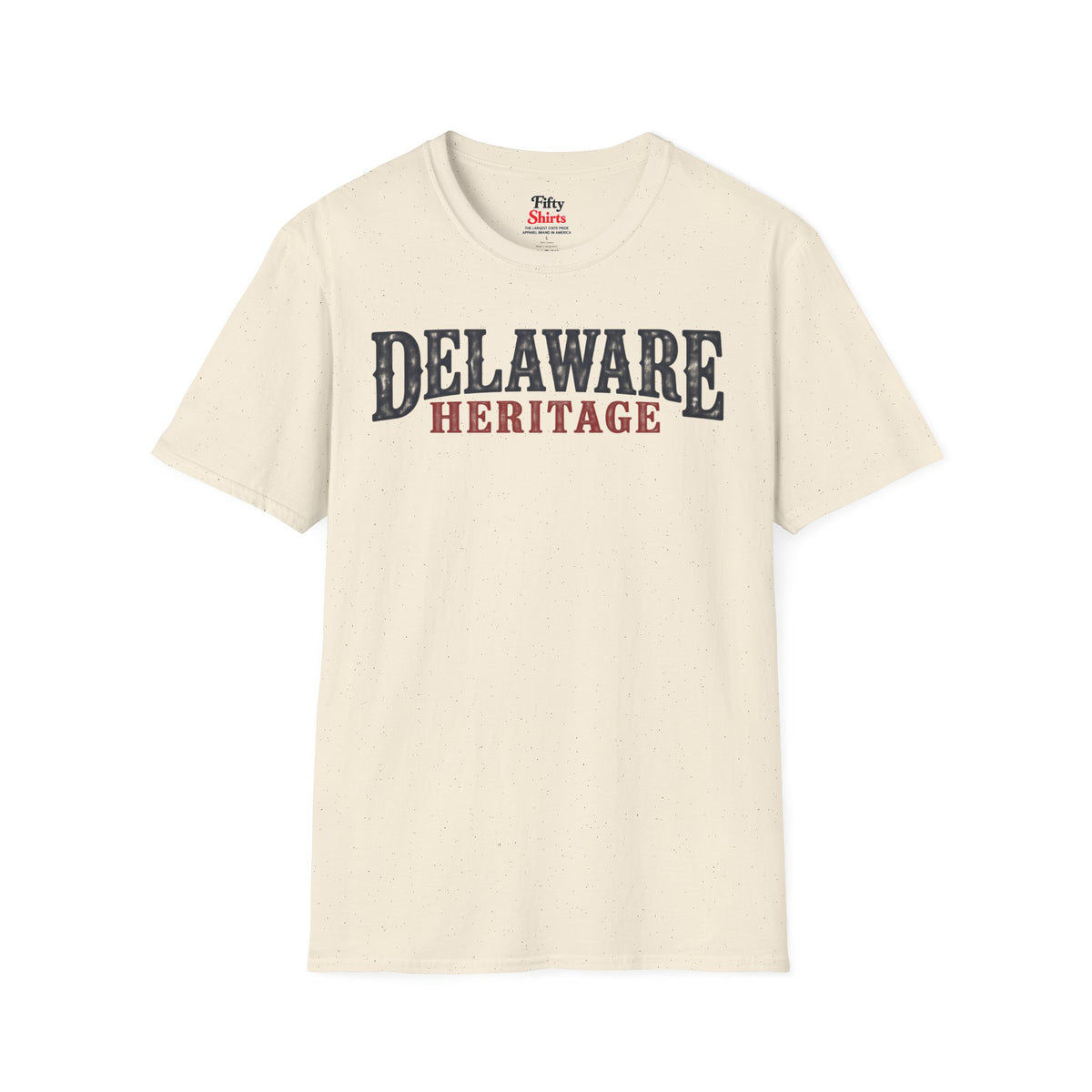 Delaware Heritage Unisex Softstyle T Shirt State Name Graphic Tee