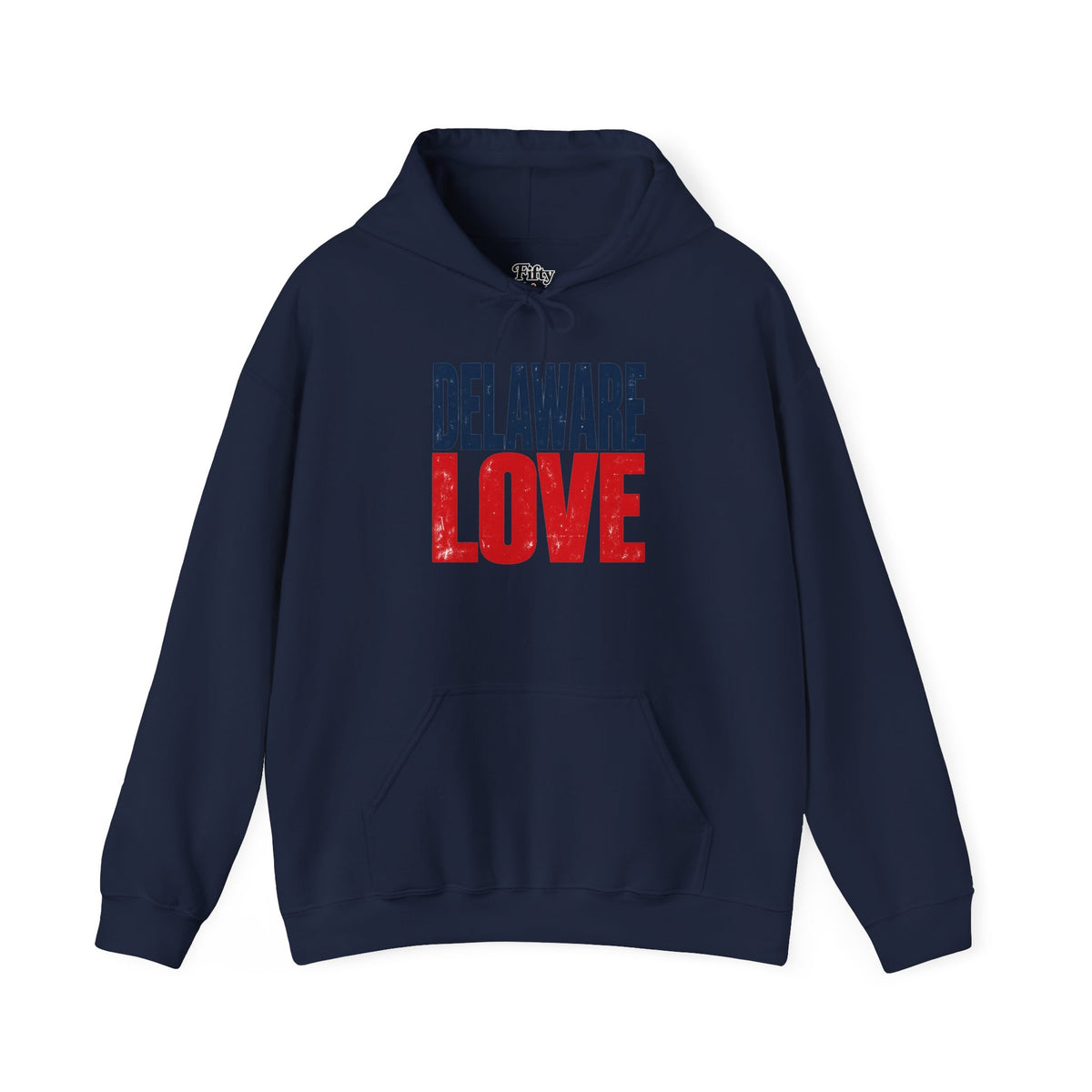 Delaware Love Unisex Hoodie State Name Graphic