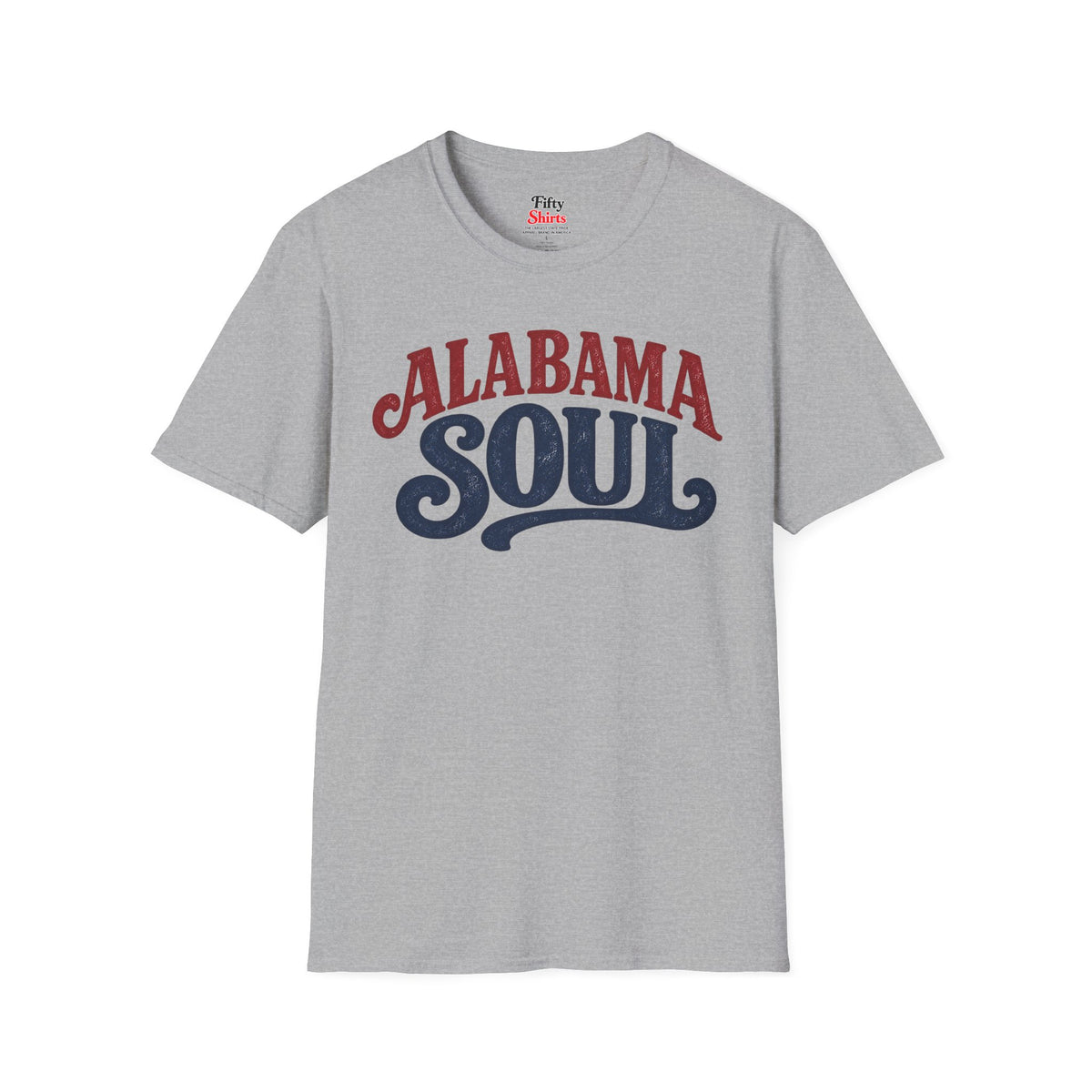 Alabama Soul Unisex Softstyle T Shirt State Name Graphic Tee