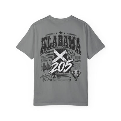 Alabama 205 Unisex Comfort Color 1717 Streetwear Graphic Tee