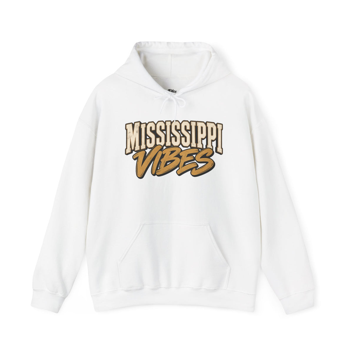 Mississippi Vibes Unisex Hoodie State Name Graphic