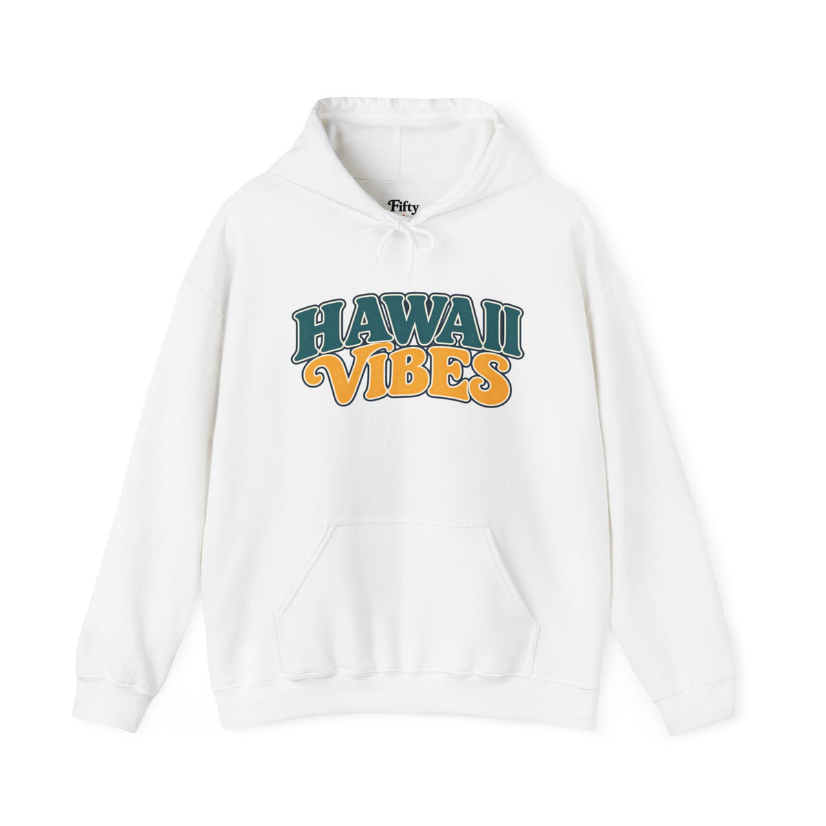 Hawaii Vibes Unisex Hoodie State Name Graphic