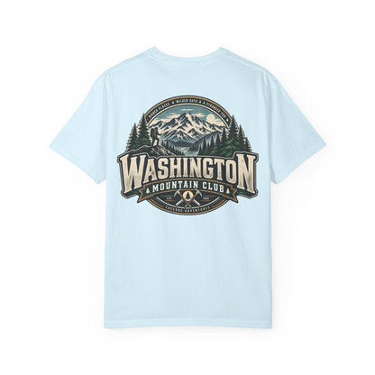 Washington Mountain Club Unisex Comfort Color 1717 Streetwear Graphic Tee
