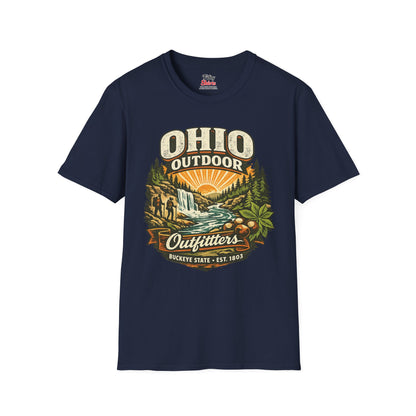 Ohio Outdoor Outfitters Unisex Softstyle T Shirt State Pride Graphic Tee Collections FS03