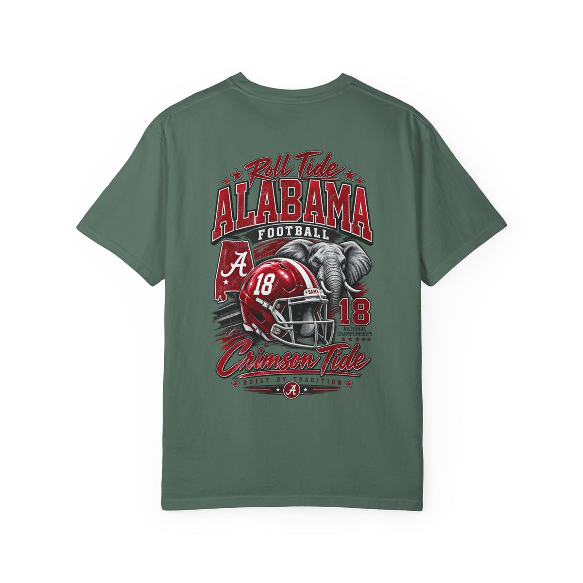 Alabama Football Culture Unisex Comfort Color 1717 Streetwear Graphic Tee
