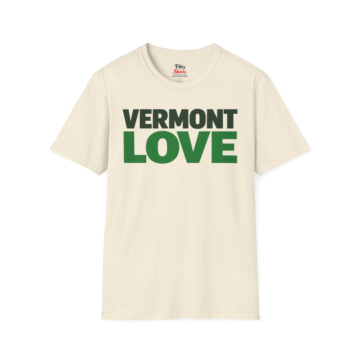 Vermont Love Unisex Softstyle T Shirt State Name Graphic Tee