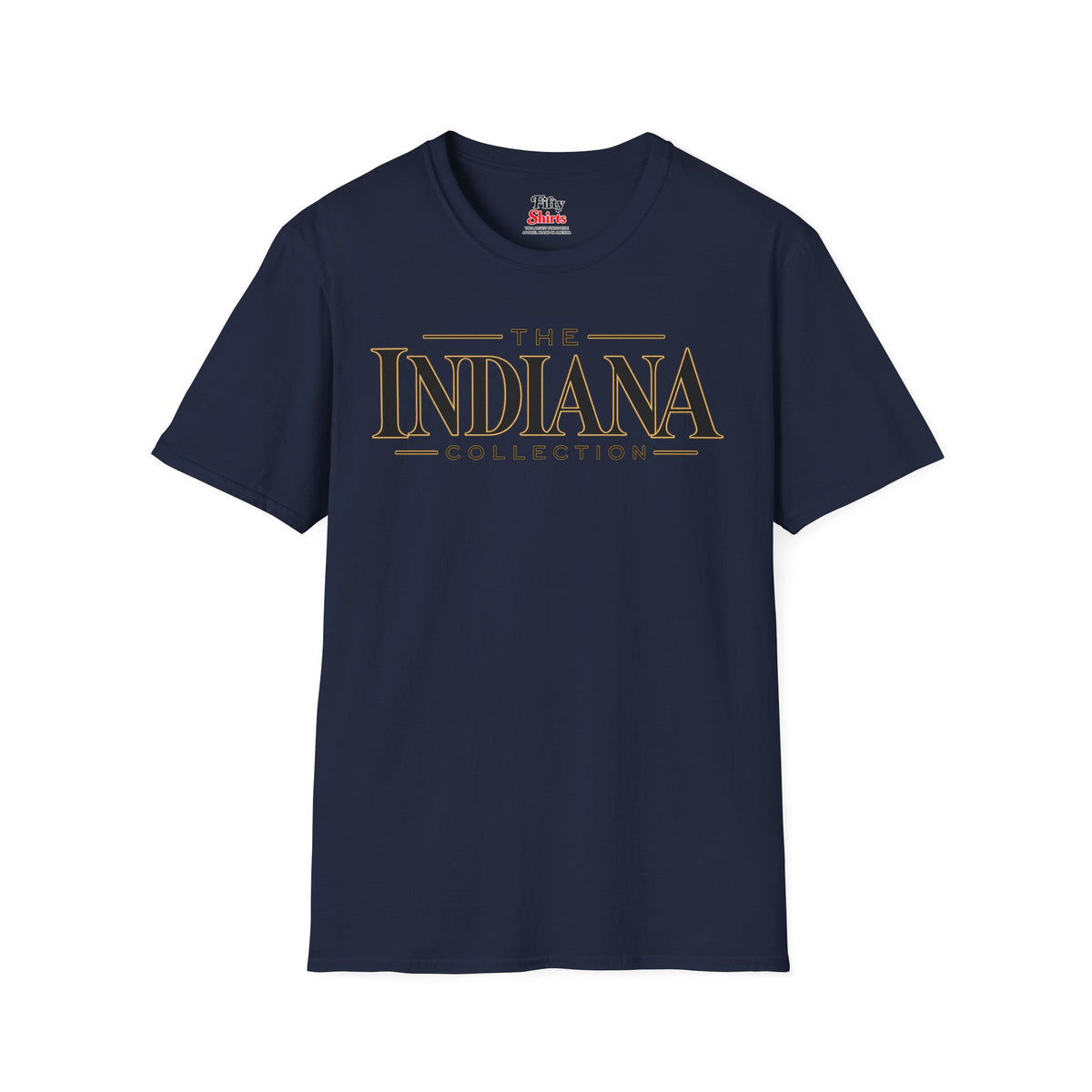 The Indiana Collection Unisex Softstyle T Shirt State Name Graphic Tee