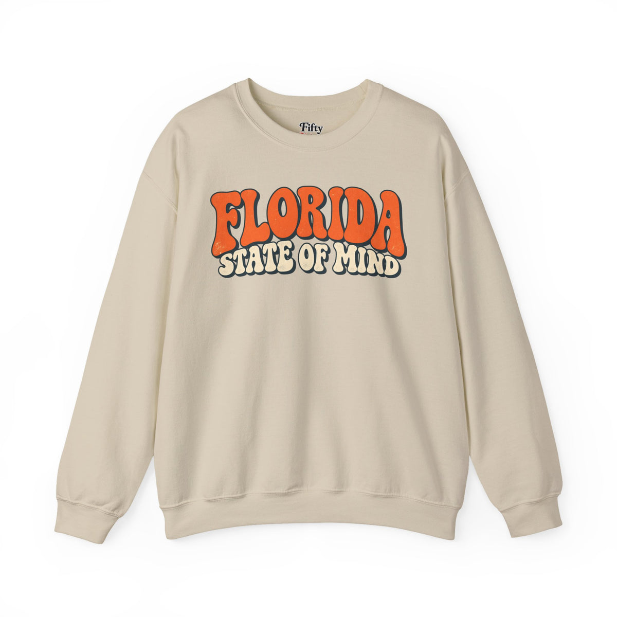 Florida State of Mind Unisex Crewneck Sweatshirt State Name Graphic