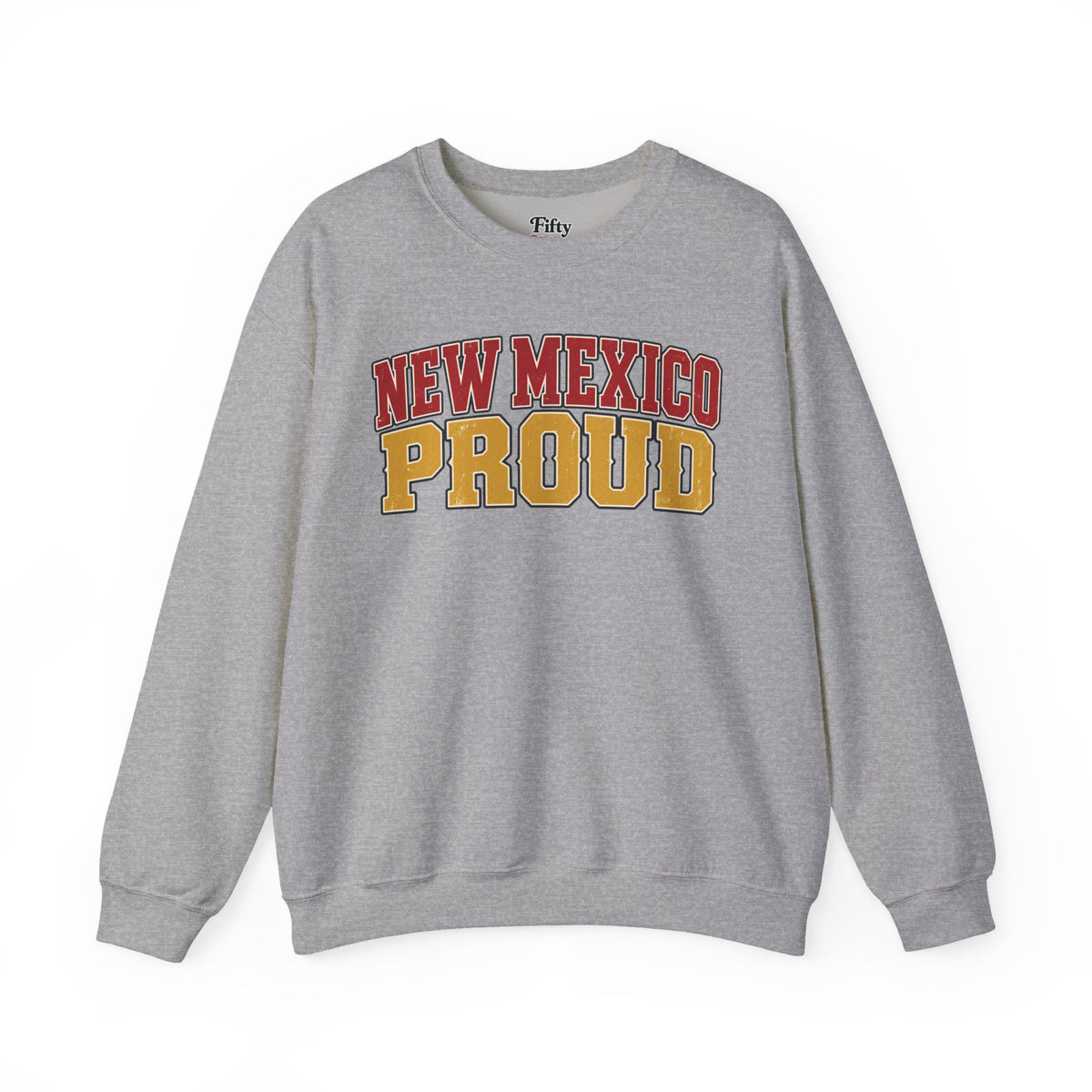 New Mexico Proud Unisex Crewneck Sweatshirt State Name Graphic