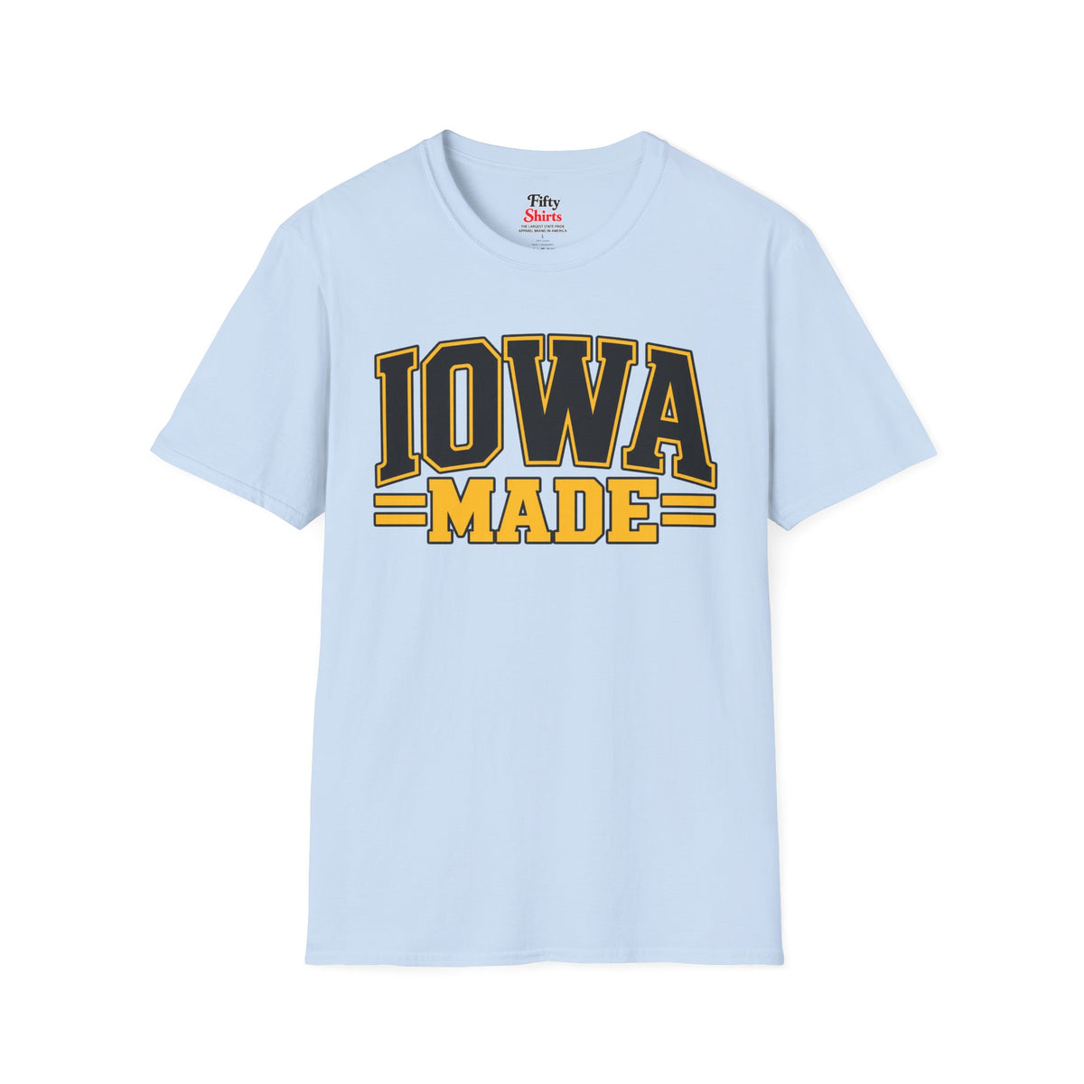 Iowa Made Unisex Softstyle T Shirt State Name Graphic Tee
