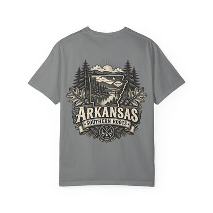 Arkansas Southern Roots Unisex Comfort Color 1717 Streetwear Graphic Tee