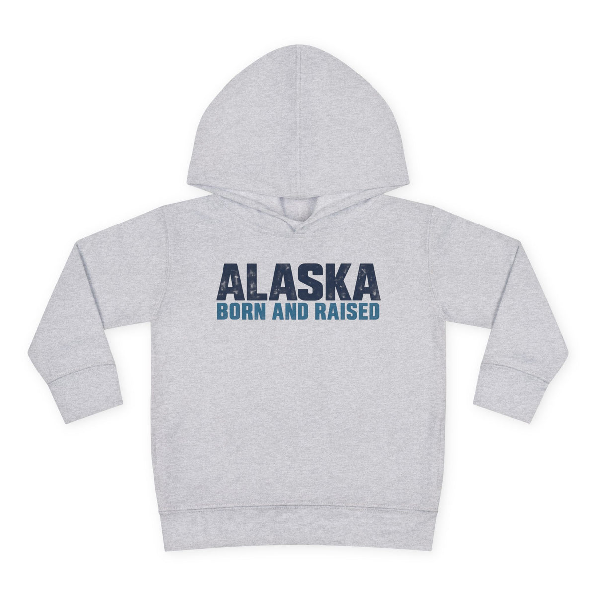 Alaska Born and Raised Modern Streetwear Unisex Toddler Pullover Fleece Hoodie