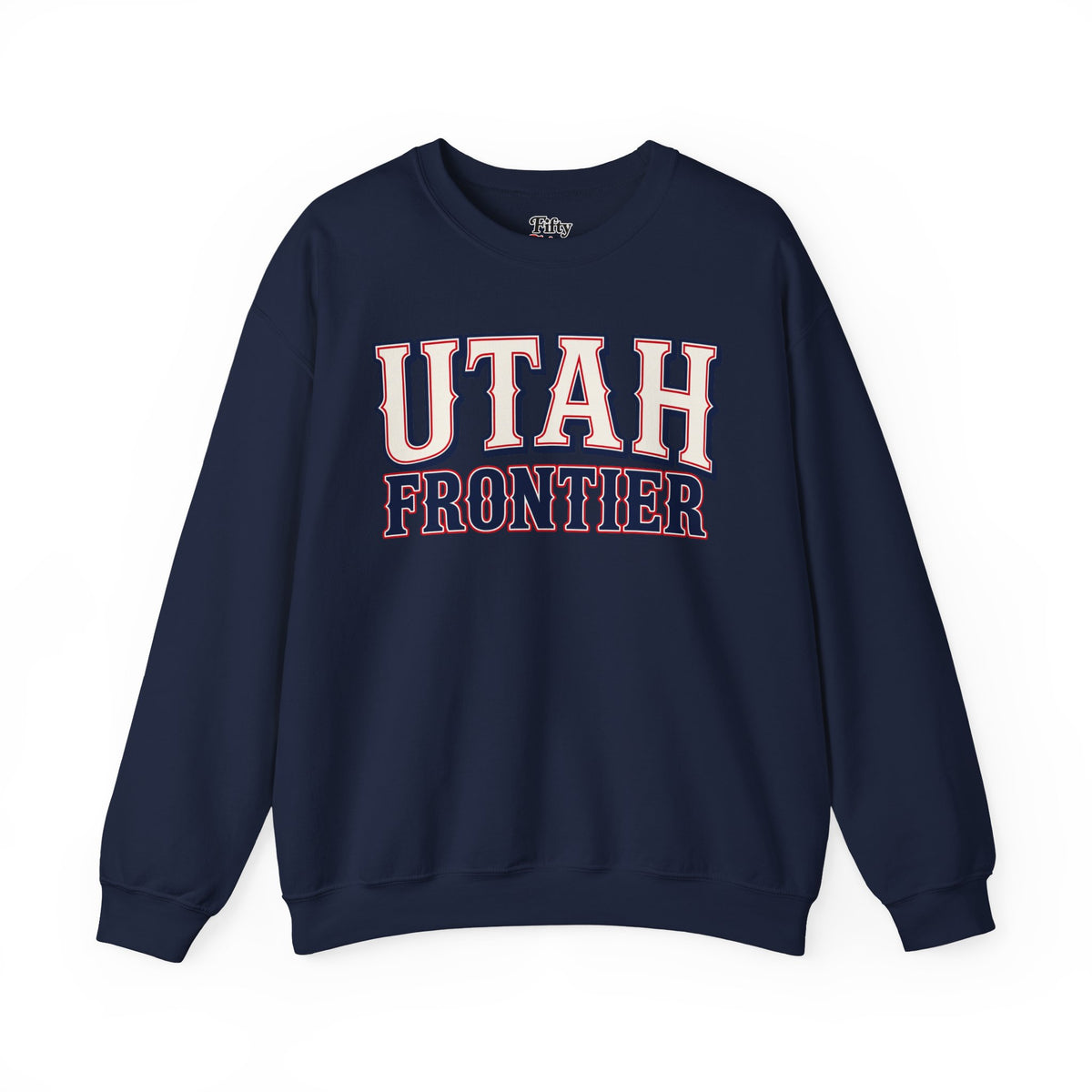 Utah Frontier Unisex Crewneck Sweatshirt State Name Graphic