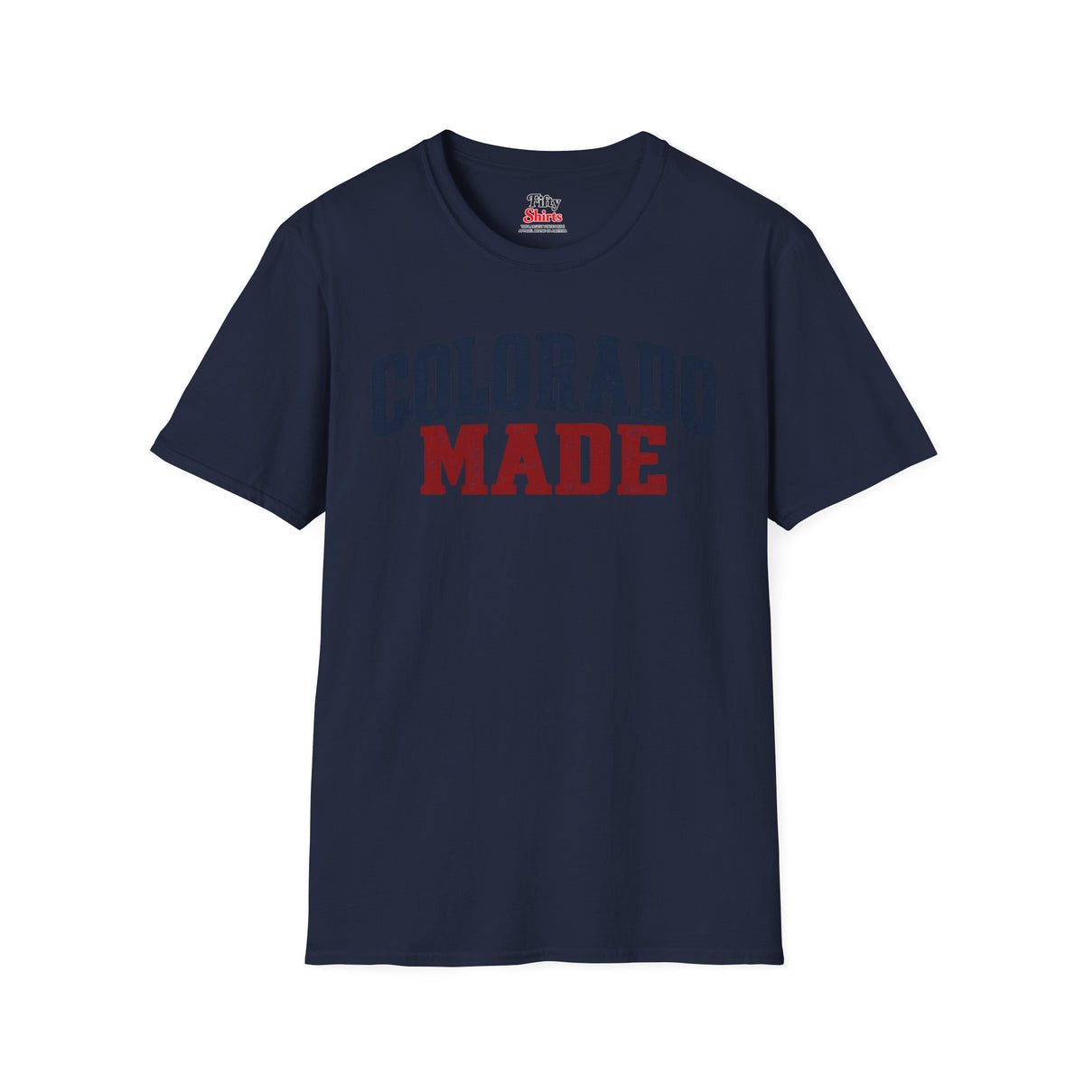 Colorado Made Unisex Softstyle T Shirt State Name Graphic Tee