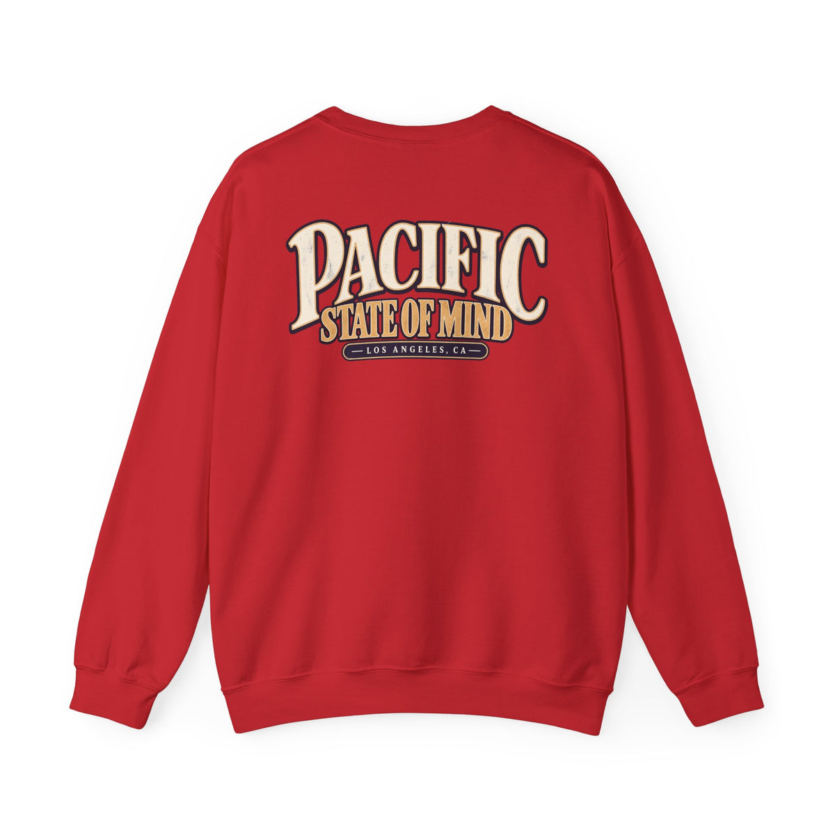 Pacific State Of Mind Los Angeles Unisex Crewneck Sweatshirt Graphic