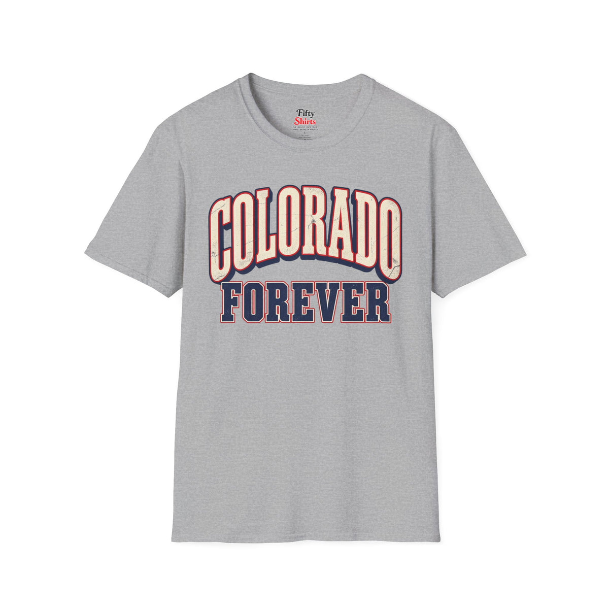 Colorado Forever Unisex Softstyle T Shirt State Name Graphic Tee