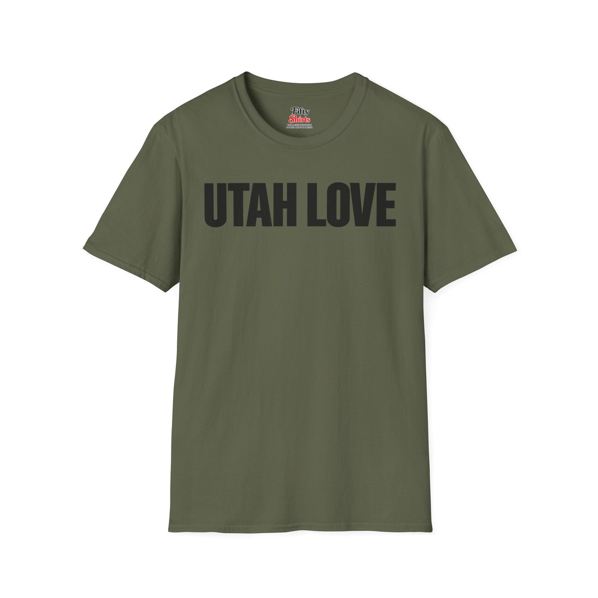 Utah Love Unisex Softstyle T Shirt State Name Graphic Tee