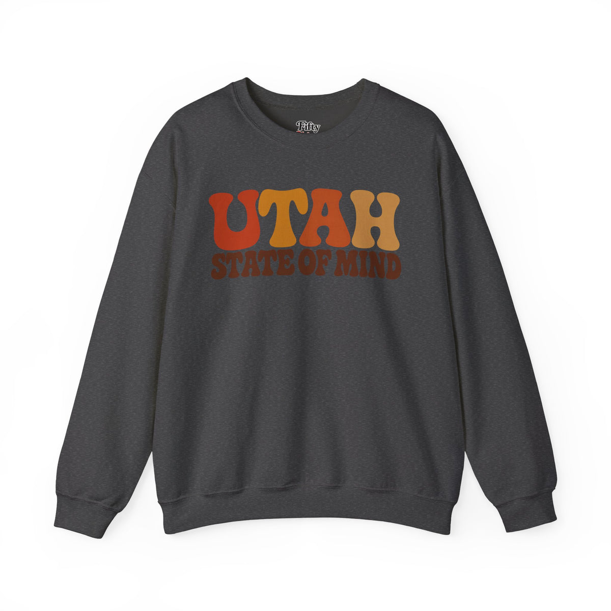 Utah State Of Mind Unisex Crewneck Sweatshirt State Name Graphic